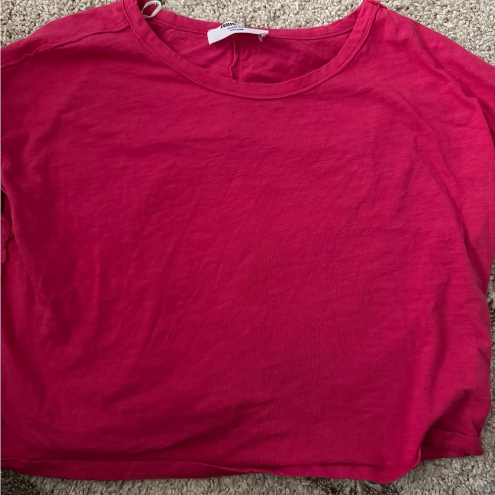 Double Zero Fuchsia Long Sleeve Top